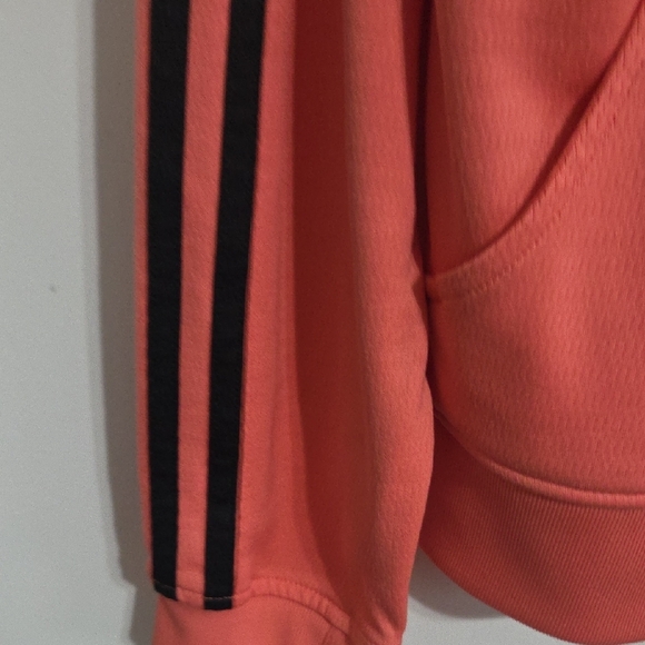 Adidas Women's Coral Bomber Jacket with Black Accents - Picture 6 of 7